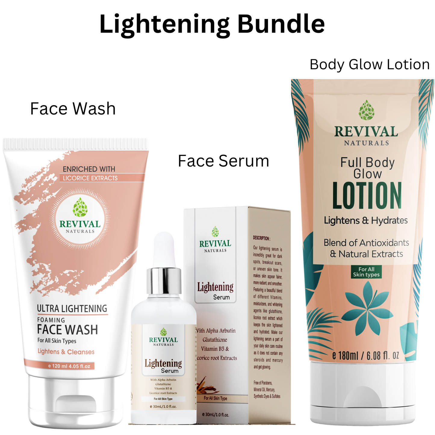 Body & Face Lightening Bundle (3in1)