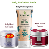 3 in 1 Whitening Body, Hand & feet Bundle.