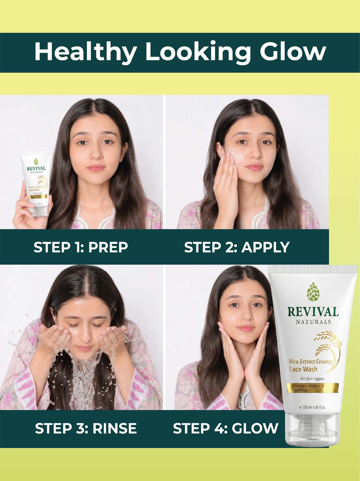 Rice Extract Creamy Face Wash