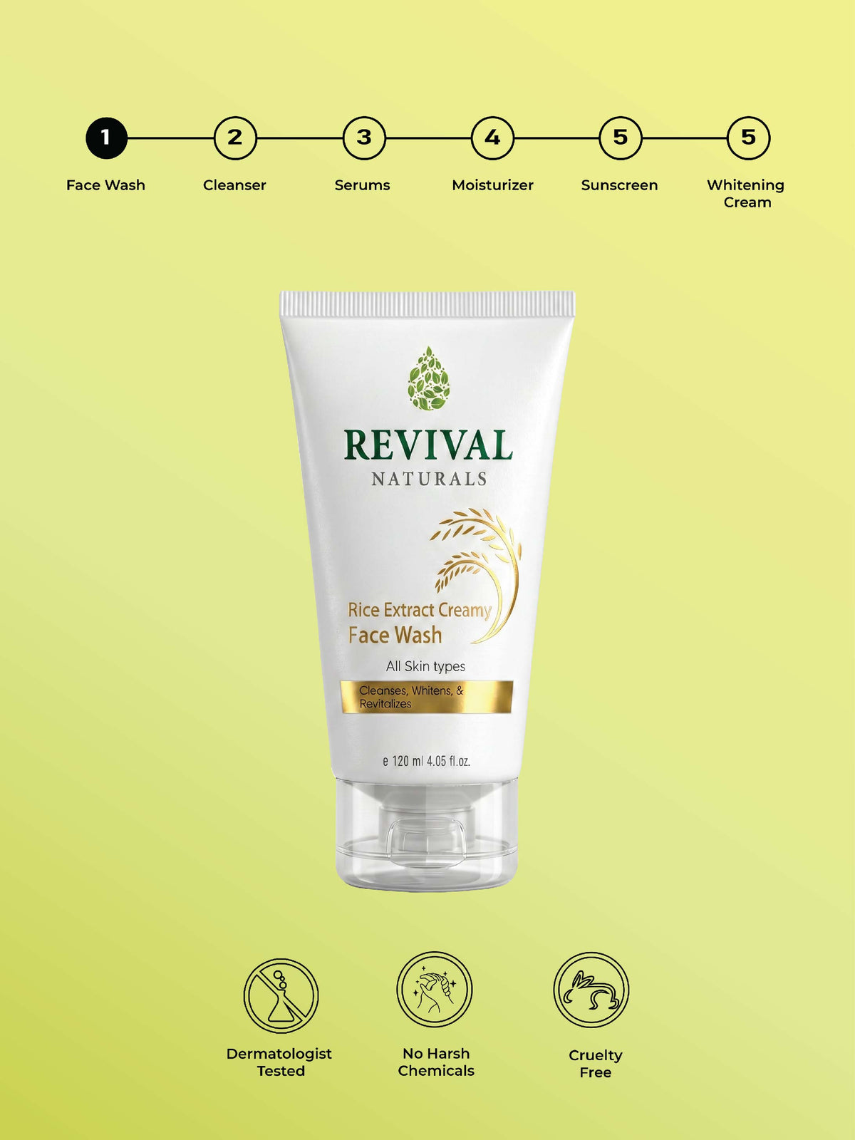 Rice Extract Creamy Face Wash