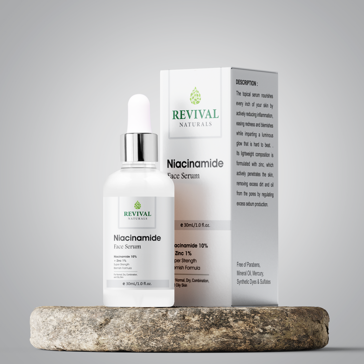 Niacinamide + Zinc Face Serum (Clear Pores)
