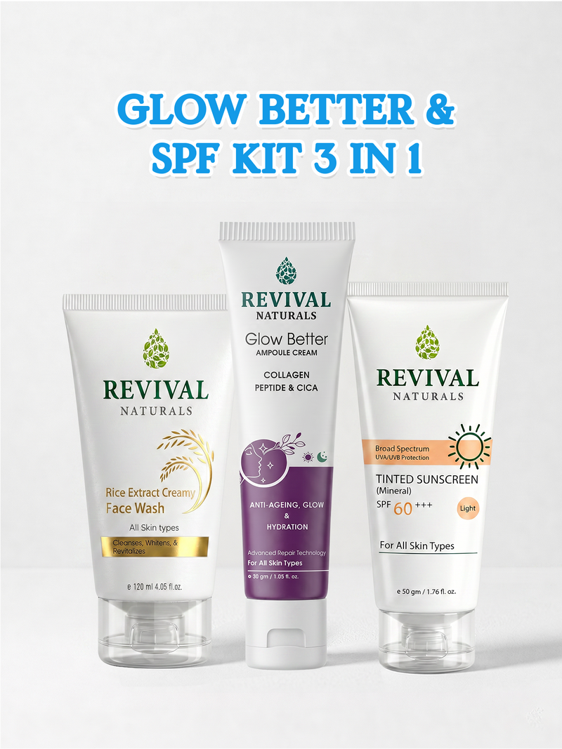 Glow Better & SPF KIT 3 in 1
