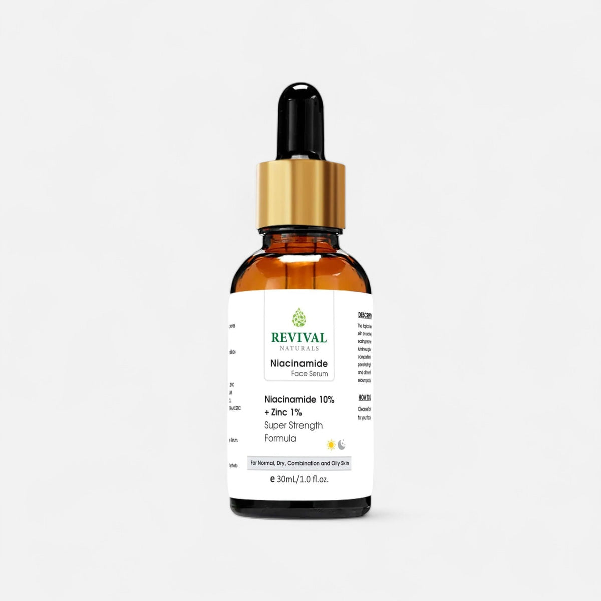 Niacinamide + Zinc Face Serum (Clear Pores)