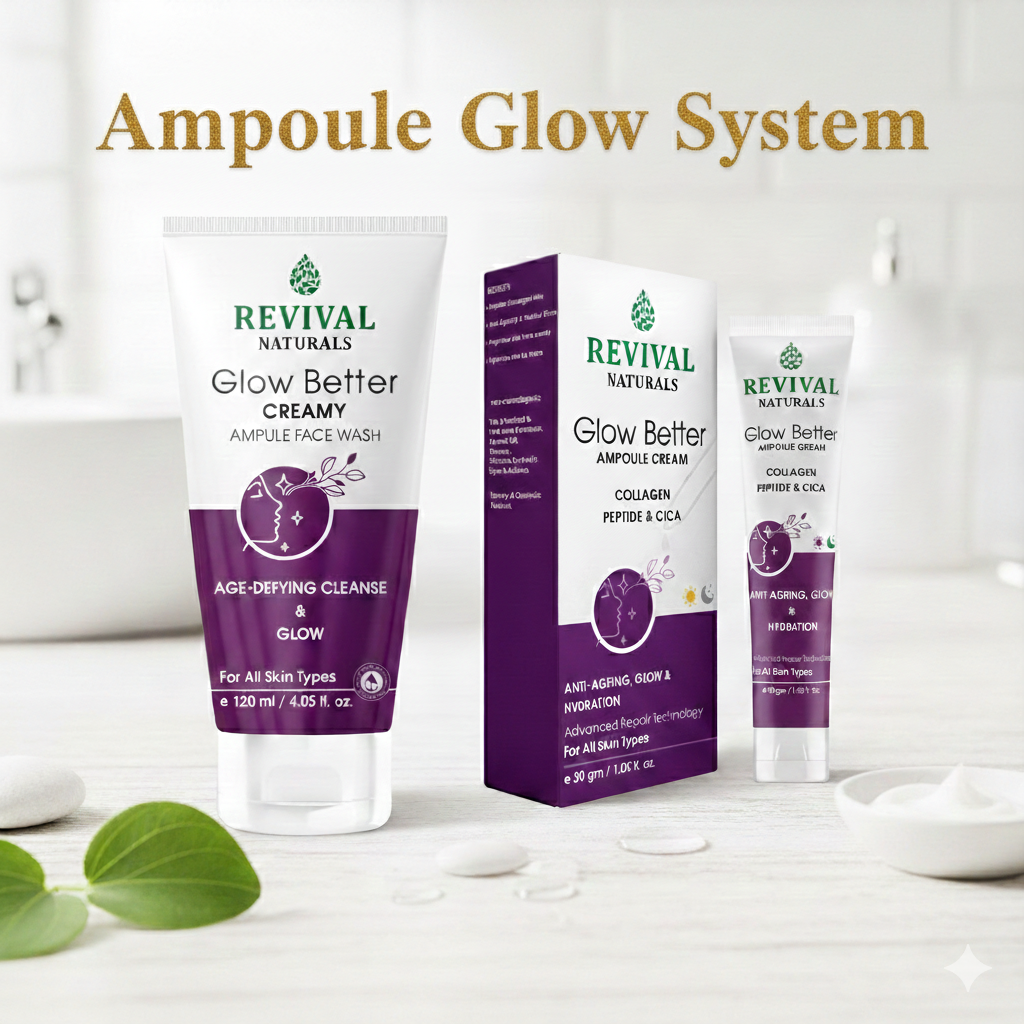 Revival Naturals Glow Better Ampoule Glow System product bundle 2 in 1