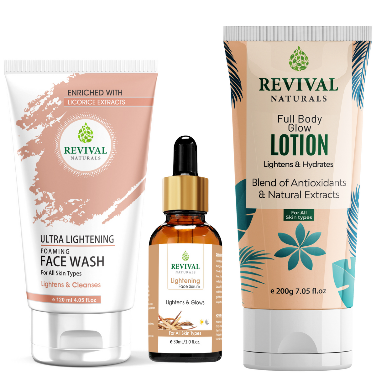 Face and body Glow Bundle (3in1)