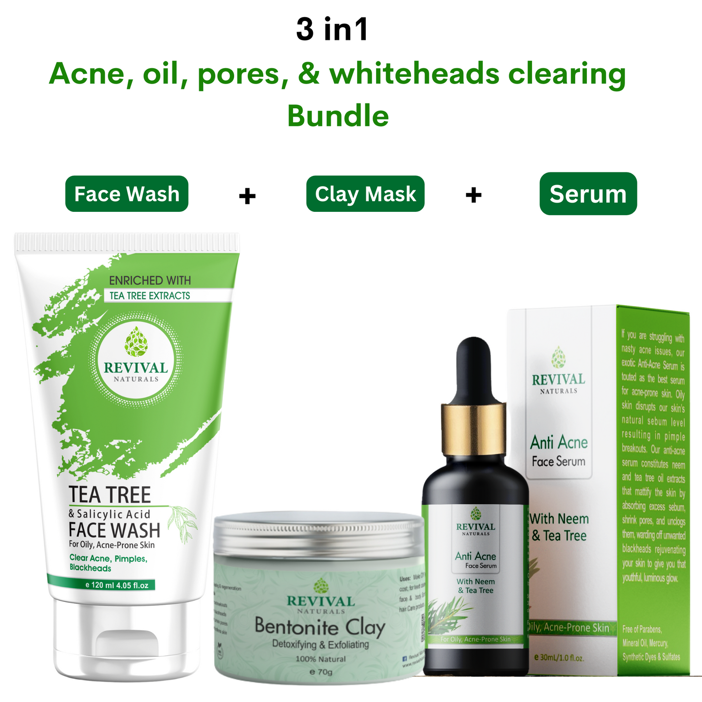 Acne & Oil Control Bundle (3 in 1)