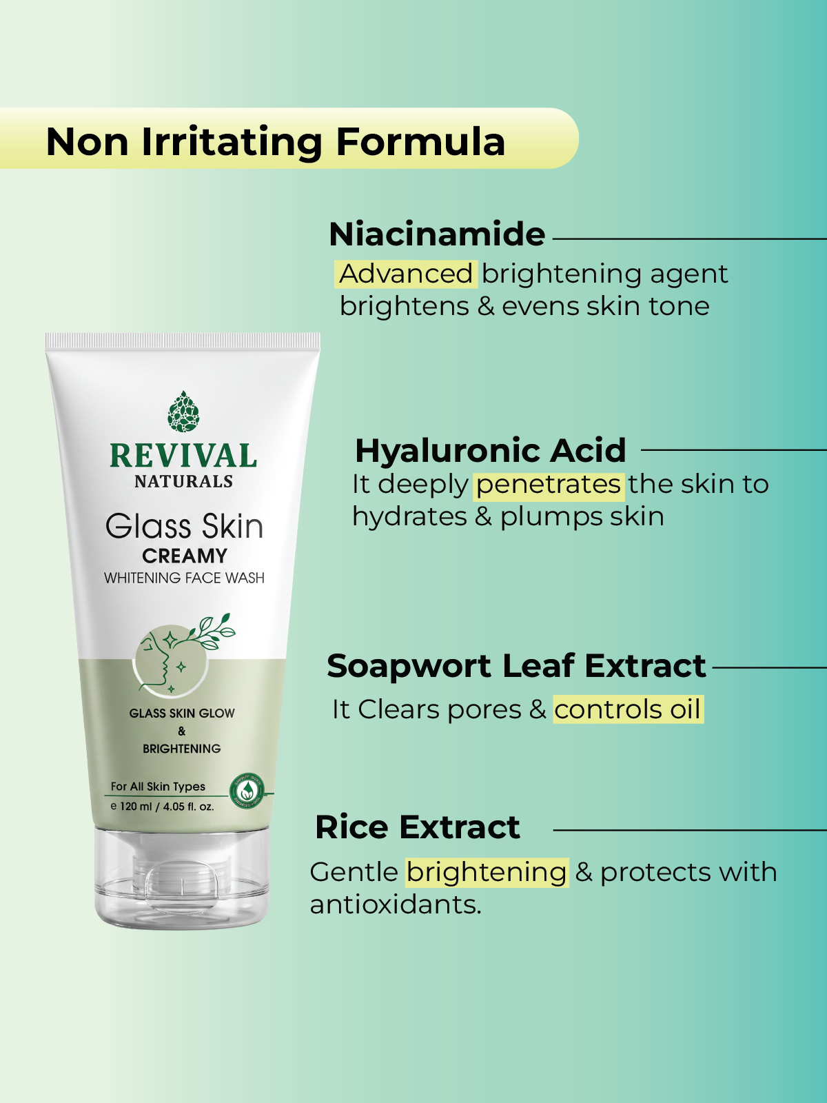 Glass Skin Whitening Face Wash