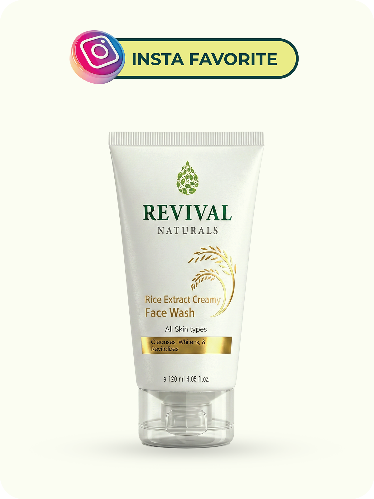 Rice Extract Creamy Face Wash