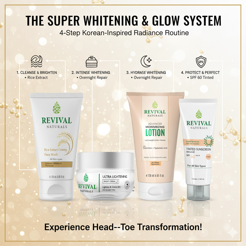 Super Whitening Kit 4 in 1