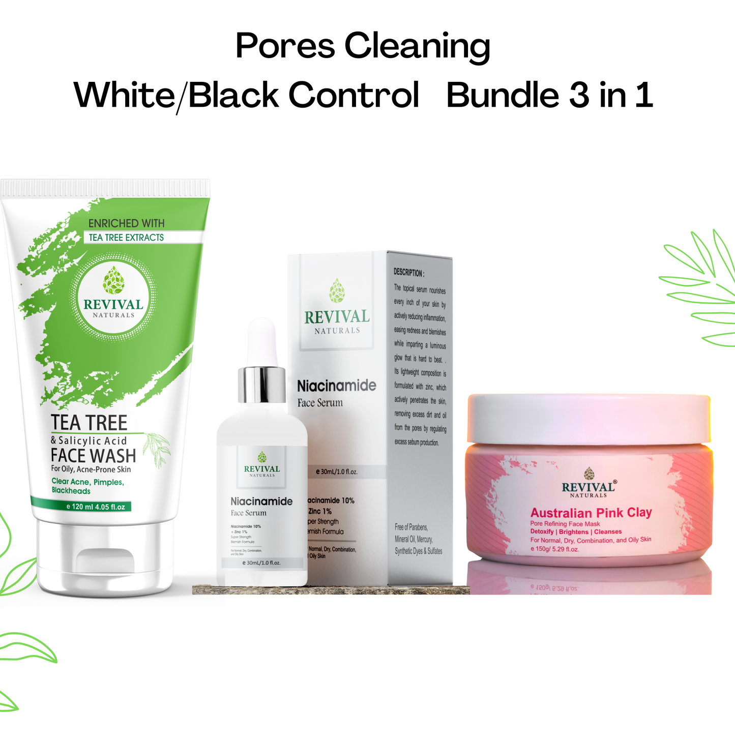 Pores White/BlackHeads Control Bundle (3 in1)